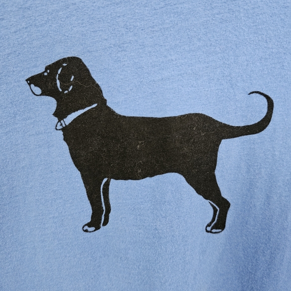 Swifties! The Black Dog Blue Long Sleeve Shirt with Black Silhouette - Picture 2 of 5